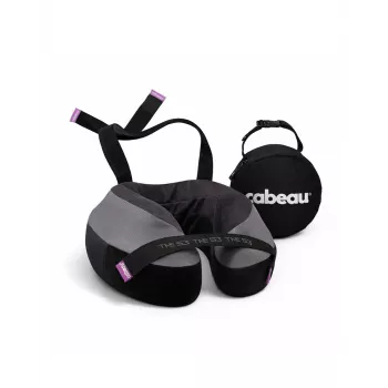 Cabeau The Neck's Evolution S3 putni jastuk za vrat, crno-sivi