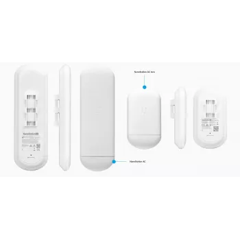 Ubiquiti NanoStation AC loco NS-5ACL - bežična bazna stanica - AirMax ac - 5 GHz (paket od 5)