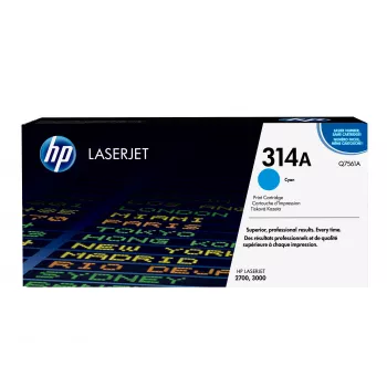 HP 314A originalna toner kartuša cijan Q7561A za Color LaserJet 2700, 3000 seriju