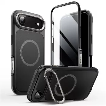 SUPCASE i-Blason Ares Flip MagSafe futrola s integriranom zaštitom zaslona za Apple iPhone Air, crna