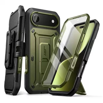 SUPCASE Unicorn Beetle PRO izdržljiva futrola za Apple iPhone Air, tamnozelena (Guldan)