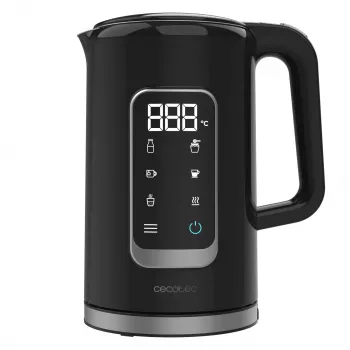 Cecotec ThermoSense 500 Touch električno kuhalo za vodu, 1,7 L, 2200 W, crno