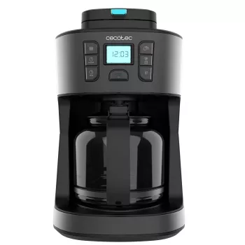 Cecotec Coffee 66 Grind & Drop aparat za filtriranu kavu s konusnim mlinom, 1,2 l, 900 W, crni