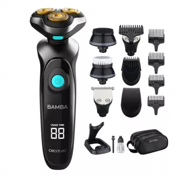 Cecotec Bamba PrecisionCare TwistGroom 10-u-1 multi-trimer, crni
