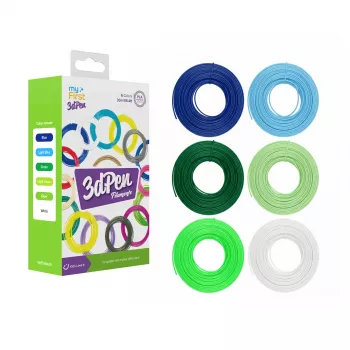 Myfirst 3D Pen filament za dopunu 6x5m PLA 1,75 mm Cool Colors asortiman FP8001AC-CC01