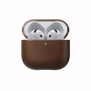 NOMAD GOODS Modern Leather maska za Apple AirPods 4 smeđa