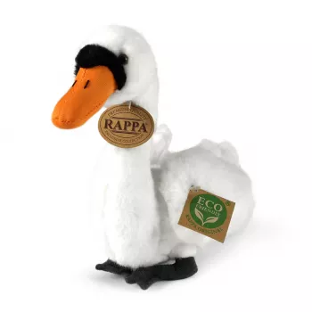 Rappa Eco-Friendly Realistic plišana igračka labud 20 cm bijeli