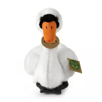 Rappa Eco-Friendly Realistic plišana igračka labud 20 cm bijeli