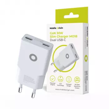Mobile Origin 30W Slim punjač TÜV MO18 Dual USB-C