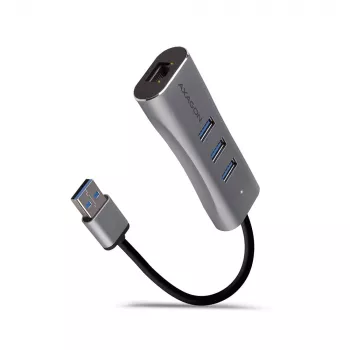 AXAGON HMA-GL3AP višepriključni hub USB 3.0 Type-A Gbit LAN 3x USB-A