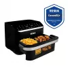 TESLA Aircook DualHeat QD575 XXL friteza na vrući zrak 10 L, crna