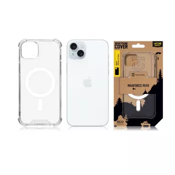 Tactical stražnja maska MagForce Plyo za iPhone 15 Plus prozirna