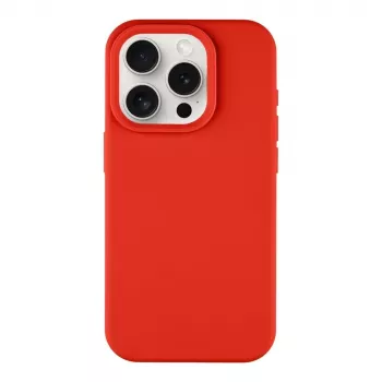 Tactical stražnja maska Velvet Smoothie za iPhone 15 Pro - čili crvena
