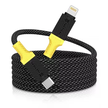 Tactical MagRope kabel USB-C/Lightning crno-žuti - digitalni/podaci