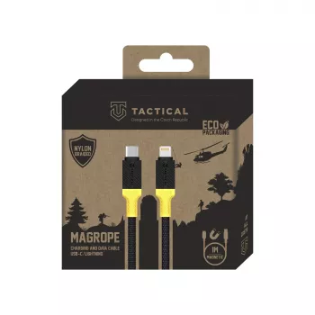 Tactical MagRope kabel USB-C/Lightning crno-žuti - digitalni/podaci