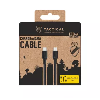 Tactical Stitch Thread kabel USB-C/USB-C crni 1m 100W