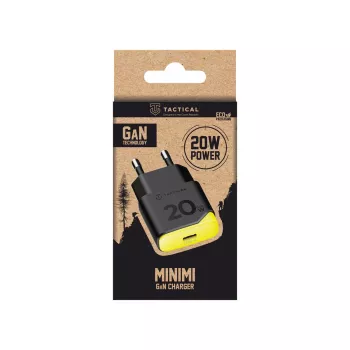 Tactical Minimi GaN 20W USB-C punjač, crni