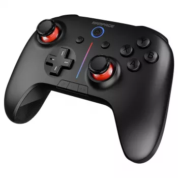 Rampage Hydra Pro Pad Wireless RGB 2.4G Hall Effect kontroler s magnetskim okidačima, crni