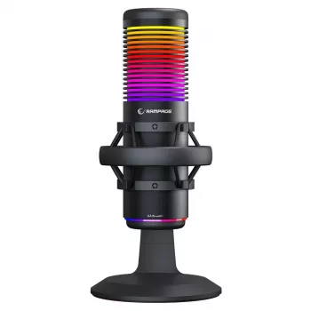 Rampage Bemol RGB USB-C gaming mikrofon, crni