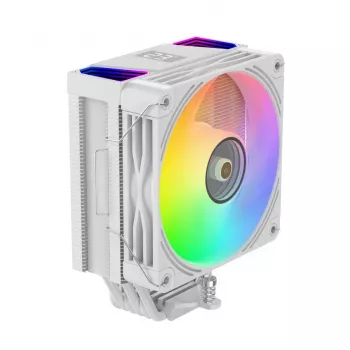 Rampage Octagon C70 CPU hladnjak s LCD-om, 120 mm ARGB ventilator, AM5/LGA1700, bijeli