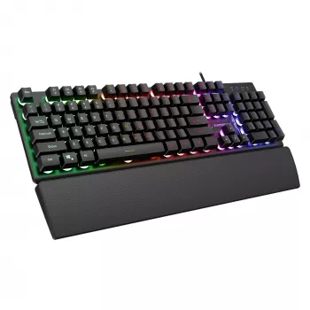 Rampage Fortuna gaming set tipkovnica, miš i podloga za miš, 12800 DPI, crni
