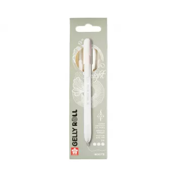 Sakura Gelly Roll Retractable Classic gel olovka prozirna 0,45 mm bijela tinta