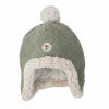 Lodger dvoslojna zimska fleece kapa, Elm, svijetlozelena, 1-2 godine