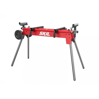 SKIL Work Table Stand 1300AA - masivni drveni radni stol s 2 ladice i perforiranom pločom, nosivost 200 kg