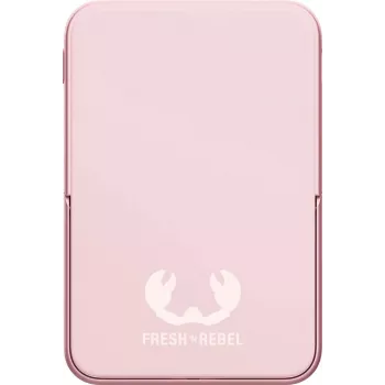 FRESH'N'REBEL bežični indukcijski punjač 5000 mAh pastelno ružičasti
