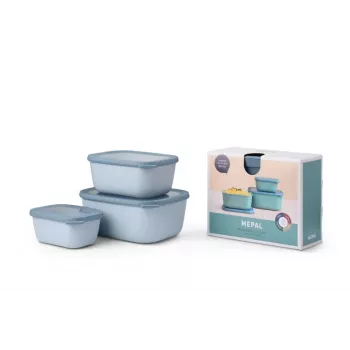 Mepal Cirqula set višenamjenskih zdjela 3-dijelni, nordic blue