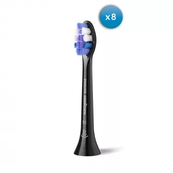Philips Sonicare S2 Sensitive HX6058 dodatne glave četkice 8 komada crne