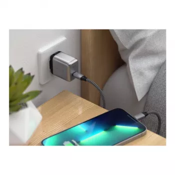 Satechi 20W USB-C PD zidni punjač, crno-sivi