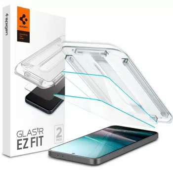 Spigen Glas.tR EZ Fit 2-Pack kaljeno staklo zaštita zaslona za Samsung Galaxy A36 5G prozirna