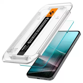 Spigen Glas.tR EZ Fit 2-Pack kaljeno staklo zaštita zaslona za Samsung Galaxy A36 5G prozirna