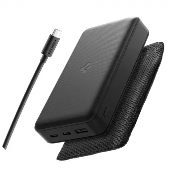 Spigen EA3020 prijenosni punjač 20000 mAh 30W crni