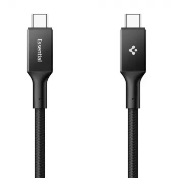 Spigen EB10010CC Essential USB-C na USB-C kabel 100W 1m crni