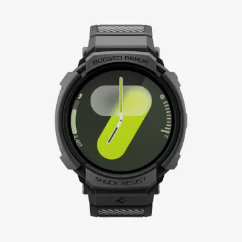 Spigen Rugged Armor Pro remen za Samsung Galaxy Watch 8 44mm crni