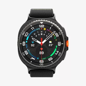 Spigen Lite Fit remen za Samsung Galaxy Watch 8 / Classic (40 / 44 / 46 mm), crni