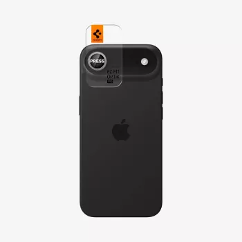 Spigen Optik Pro Glas.tR EZ Fit zaštita kamere 2 kom za iPhone Air, srebrna, AGL10132