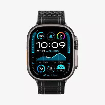 SPIGEN WBF0 remen Apple Watch 8 / 9 / 10 / 11 / SE / Ultra (44 / 45 / 46 / 49 mm) crni