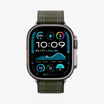 SPIGEN WBF0 remen za Apple Watch 8/9/10/11/SE/Ultra (44/45/46/49 mm), zeleni