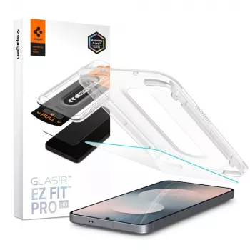 Spigen Glas.tR EZ Fit Pro HD kaljeno staklo za zaštitu zaslona za Samsung Galaxy S25 FE - prozirno (2 kom)