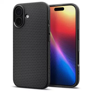 Spigen Liquid Air maska za iPhone 17, mat crna