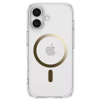 Spigen Ultra Hybrid Mag MagSafe iPhone 17 prozirna/zlatna