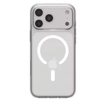 Spigen Liquid Crystal Mag Magsafe iPhone 17 Pro Max prozirno/bijelo