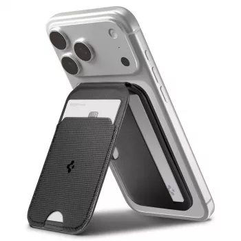 SPIGEN S314-2 Slim Fold Tripod MagSafe univerzalni magnetski držač kartica crni