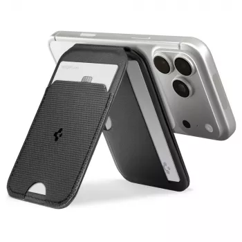 SPIGEN S314-2 Slim Fold Tripod MagSafe univerzalni magnetski držač kartica crni