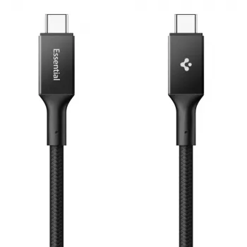 SPIGEN EB10015CC Essential USB-C na USB-C kabel 100W 150cm crni