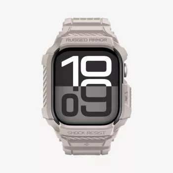SPIGEN Rugged Armor Pro V2 futrola za Apple Watch 10/11 (46 mm), Dune Beige
