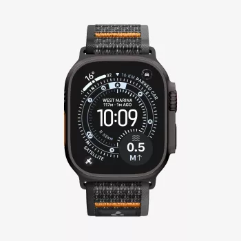 Spigen Athlex Air 2 narukvica za Apple Watch 44/45/46/49 mm, Active Black/Orange